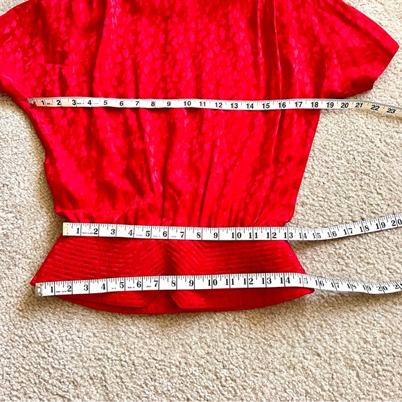 Vintage CHARLES BIANCO Italian Collection Silk Structured Skirt Set—SZ. 8 - Picture 12 of 17